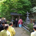 奈良県菟田野の惣社水分神社にて地鎮祭（16.5.8）