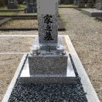 伊賀市富永の新大仏寺様で個別永代供養墓の工事をしました。（お一人やご夫婦で個別にご利用頂ける永代供養塔です）